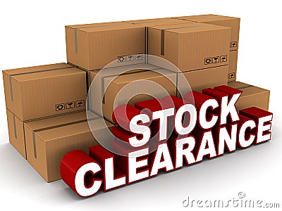 Stock clearance Stock Photo