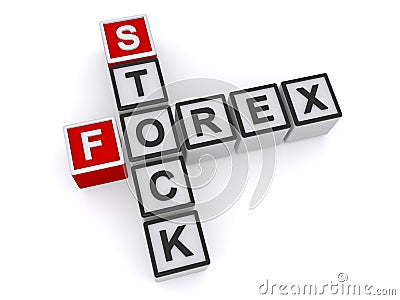 Stock forex crossword Editorial Stock Photo