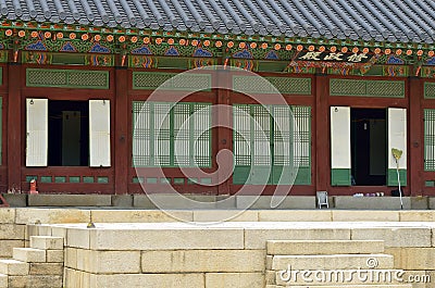 Stock image of Gyeongbok Palace, Seoul, Korean Republic Stock Photo