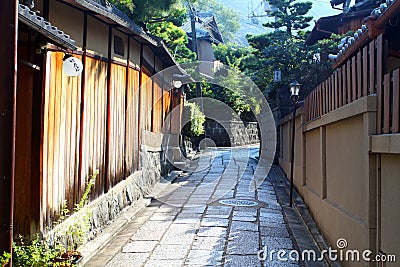 Stock image of Ishibe-Koji Lane, Kyoto, Japan Editorial Stock Photo