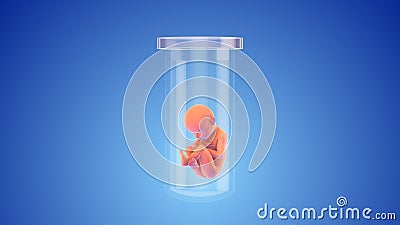 Test tube baby vitro fertilization Stock Photo