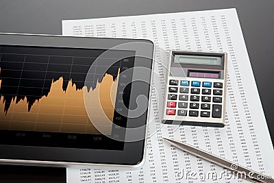 Stock Market Analyze Stock Photo