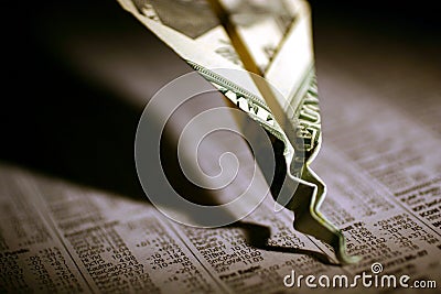 Stock Market Crash Stock Photo