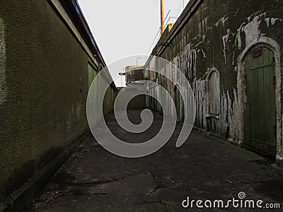 Military History in Focus: The Fort's Buildings on Amager Stock Photo