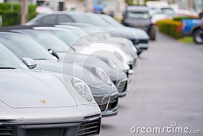 Stock photo 2024 Porsche turbo 911 carrera car Editorial Stock Photo