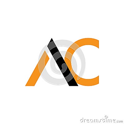 AC logo A Unique company logo design Vector Illustration