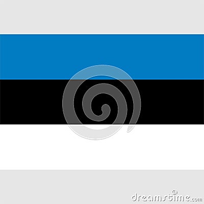 Stock vector estonia flag 1 Stock Photo