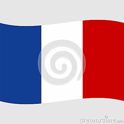 Stock vector France flag 2 Stock Photo