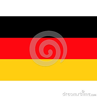 Stock vector germany flag icon 1 Stock Photo