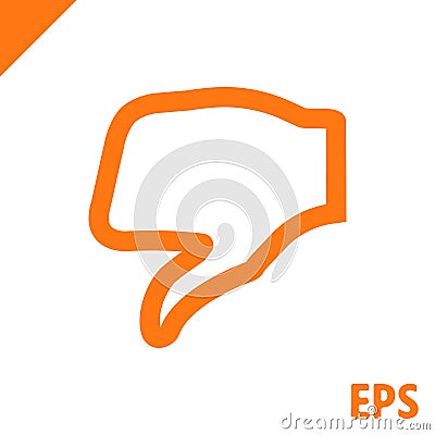 Stock vector thumbs up icon vector like icon social network vector icon for app web site etc Vector Illustration