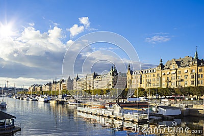 Stockholm capital city of Sweden Stock Photo