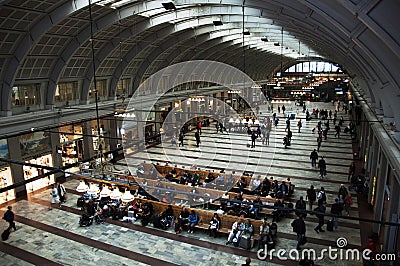 Stockholm, central station Editorial Stock Photo