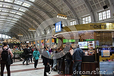 Stockholm Central Station Editorial Stock Photo