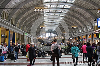Stockholm Central Station Editorial Stock Photo
