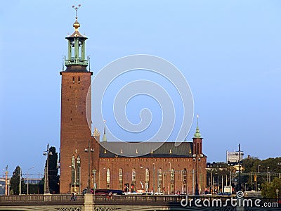 Stockholm City Hall Stock Photo