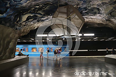 Stockholm Metro Editorial Stock Photo