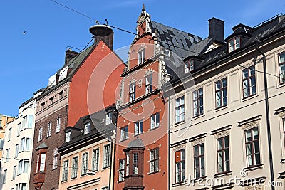 Stockholm Old Town Stock Photo