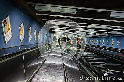 Stockholm subway Editorial Stock Photo