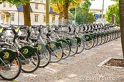 Bicycles Editorial Stock Photo