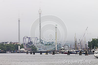 Stockholm Sweden Grona Lund Editorial Stock Photo