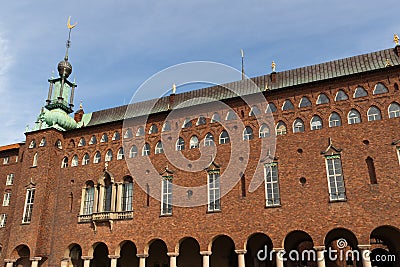 Stockholm town hall Stock Photo