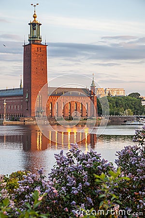 Stockholm Town Hall Stock Photo