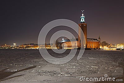 Stockholm Town Hall Stock Photo