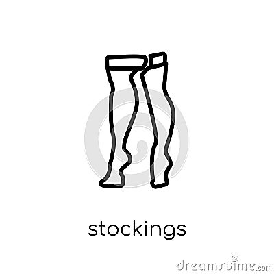 stockings icon from Stockings collection. Vector Illustration