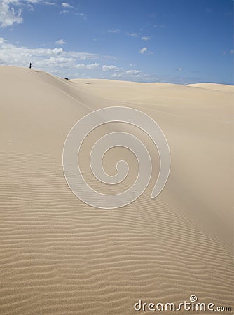 Stockton sand dunes Stock Photo