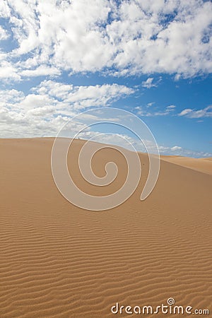 Stockton sand dunes Stock Photo