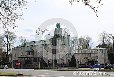 Stoclet Palace, Brussels, April, 2021 Stock Photo