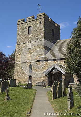 Stokesay castle Stock Photo