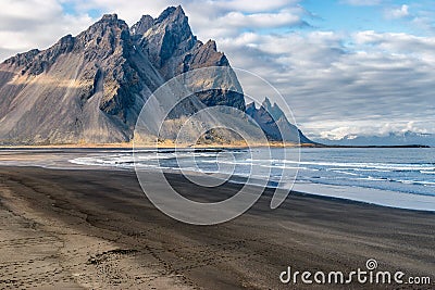 Stokksnes Iceland Stock Photo