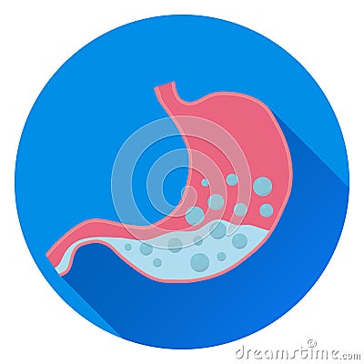 Stomach icon Vector Illustration