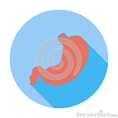 Stomach icon. Vector Illustration