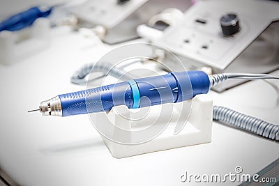 Stomatological instrument in the dentists clinic Stock Photo
