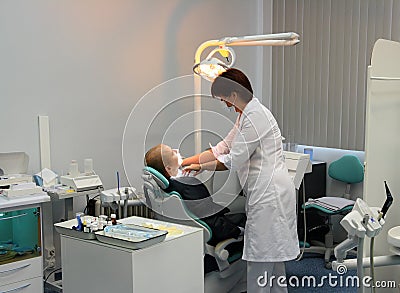 Stomatology clinic Stock Photo