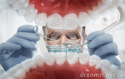Stomatology, Dentist Stock Photo