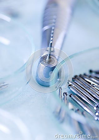 Stomatology equipment Stock Photo