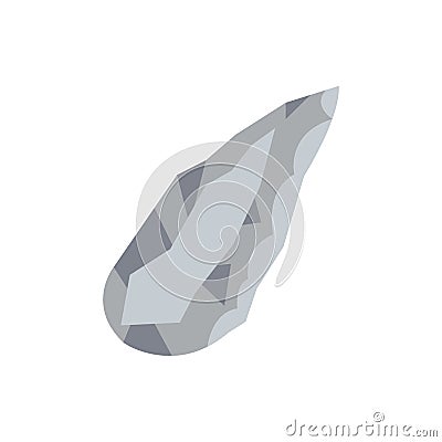 Stone age Neanderthal primitive tool vector flat icon Vector Illustration