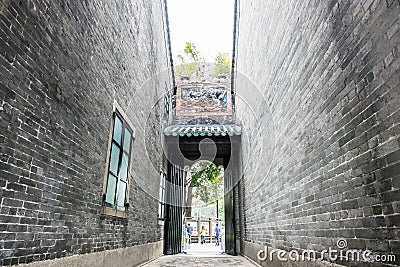 Stone Alley in china Editorial Stock Photo