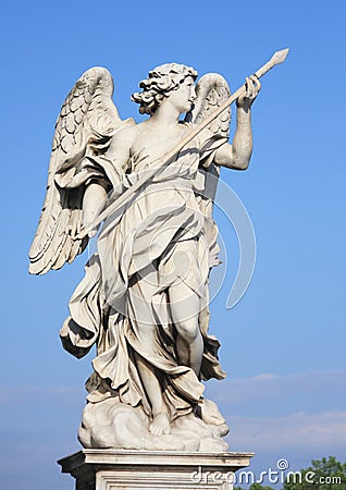 Stone Angel Stock Photo