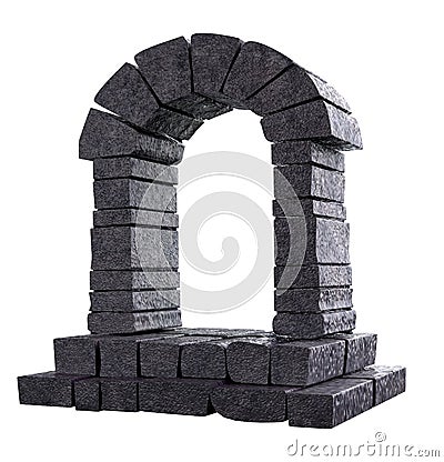 Stone arch Stock Photo