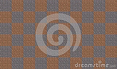 Stone background pattern checkered fabric symmetrical stitching Stock Photo