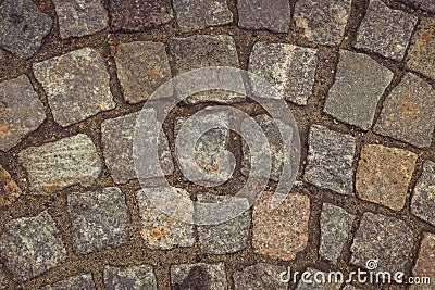 Stone background. texture of stone, cobblestone, pavement, granite Stock Photo