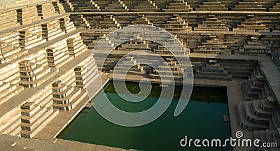 Stone Baths Stock Photo