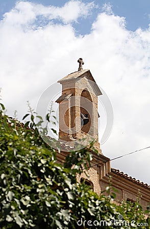 Stone bell tower Stock Photo