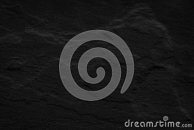 Stone black background texture. Blank for design Stock Photo