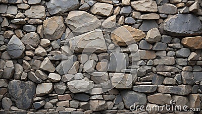 Stone bricks wall background. Minimal abstract timeless concept. Stock Photo