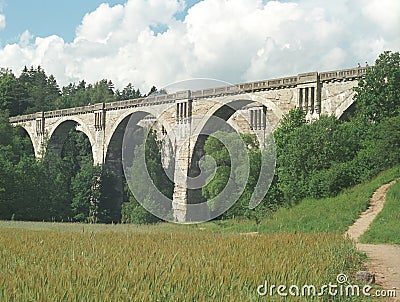 Stone bridge Stock Photo